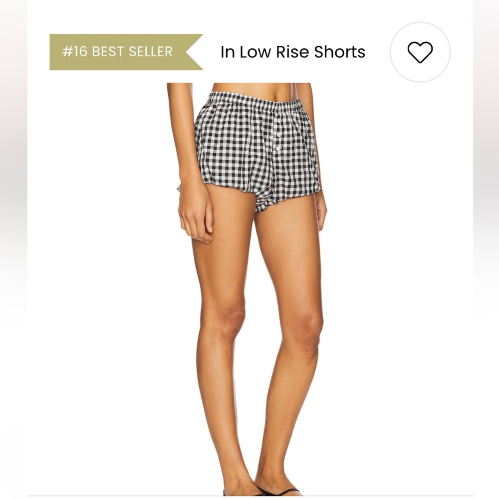 Frankie’s Bikinis Revolve Cider Bloomers in Black Gingham CA$ 146.90 sz s NWT - Picture 2 of 13